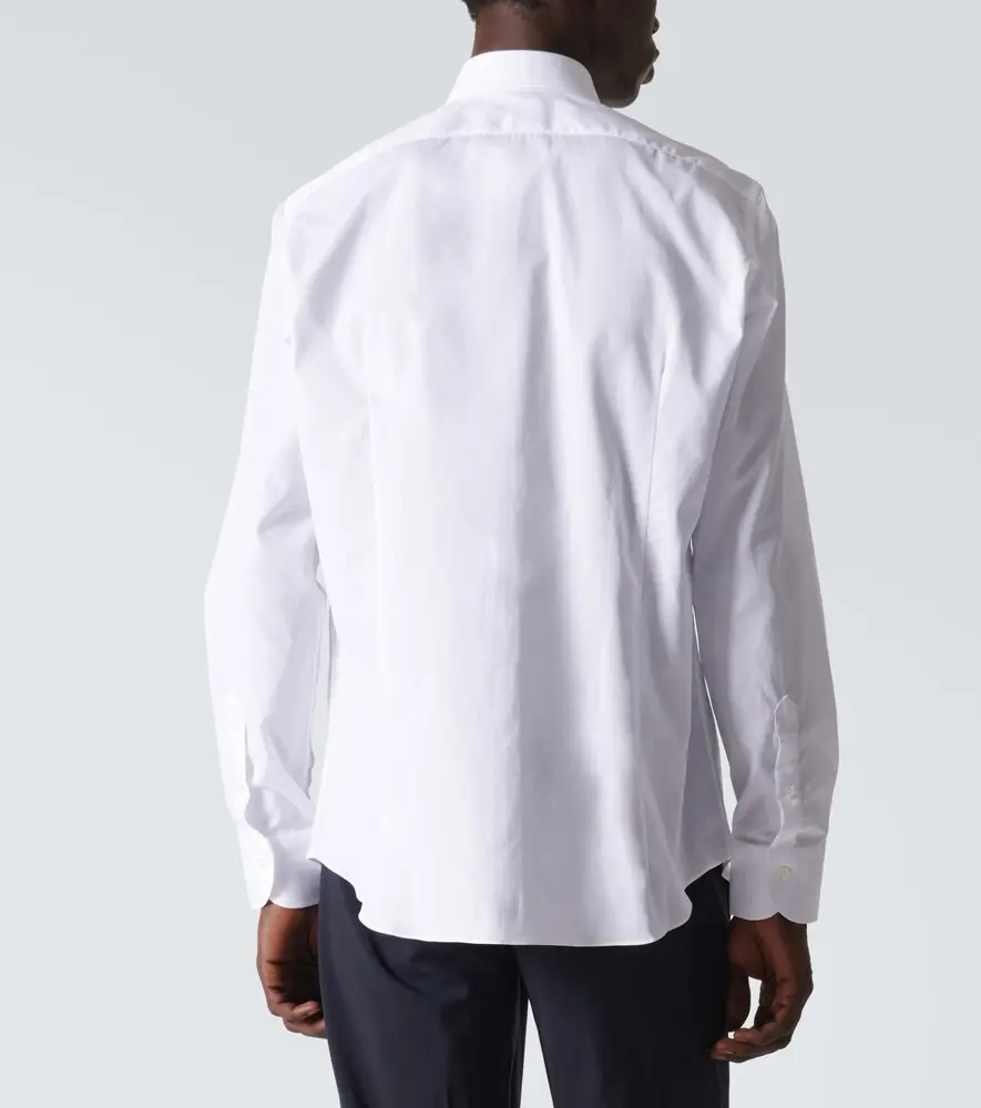 Thom Sweeney Lecce cotton poplin shirt | Thumbnail 3