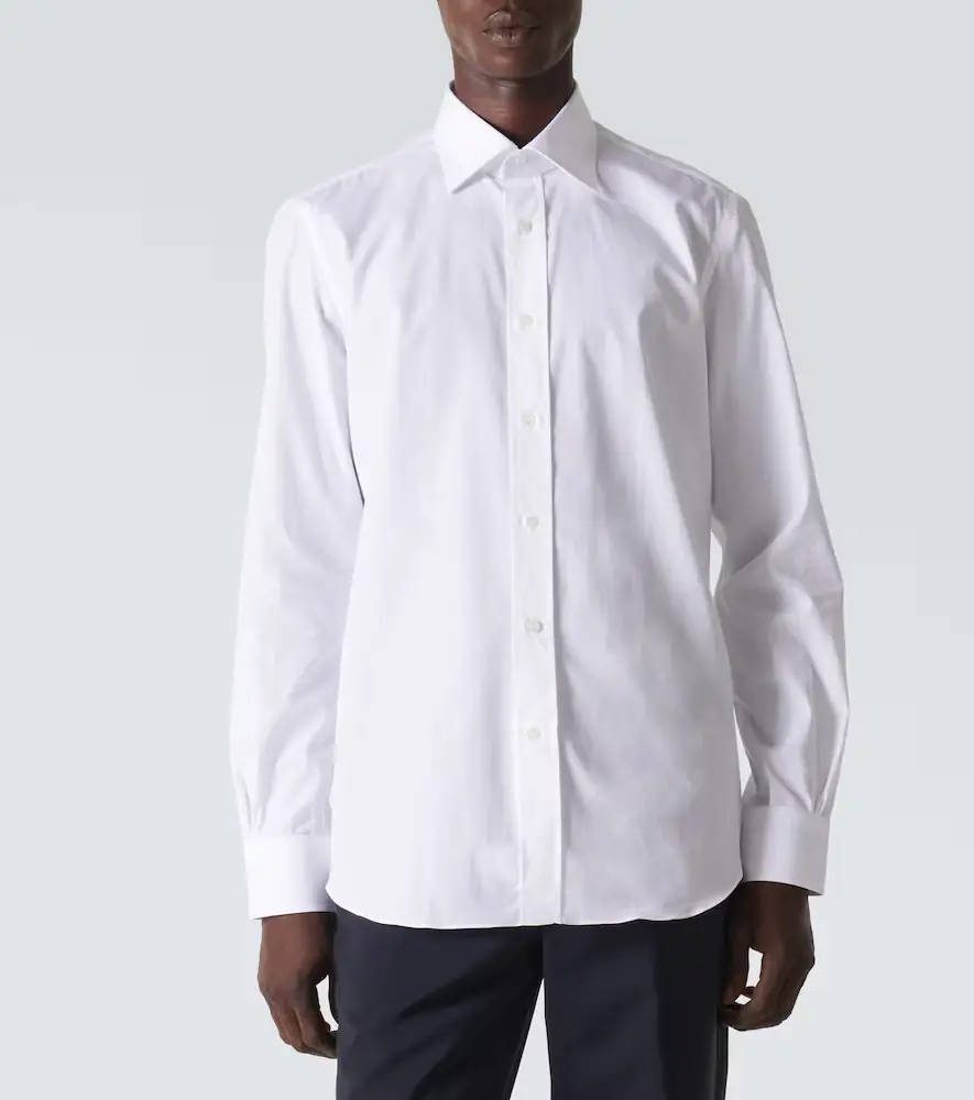 Thom Sweeney Lecce cotton poplin shirt | Thumbnail 6