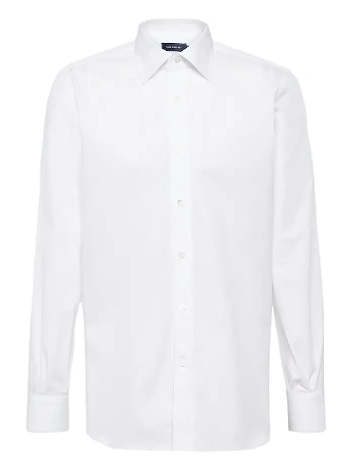 Thom Sweeney Lecce cotton poplin shirt