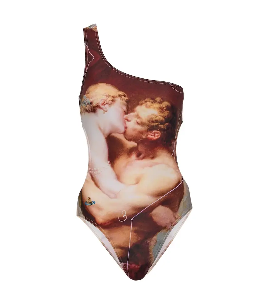 Vivienne Westwood The Kiss one-shoulder swimsuit
