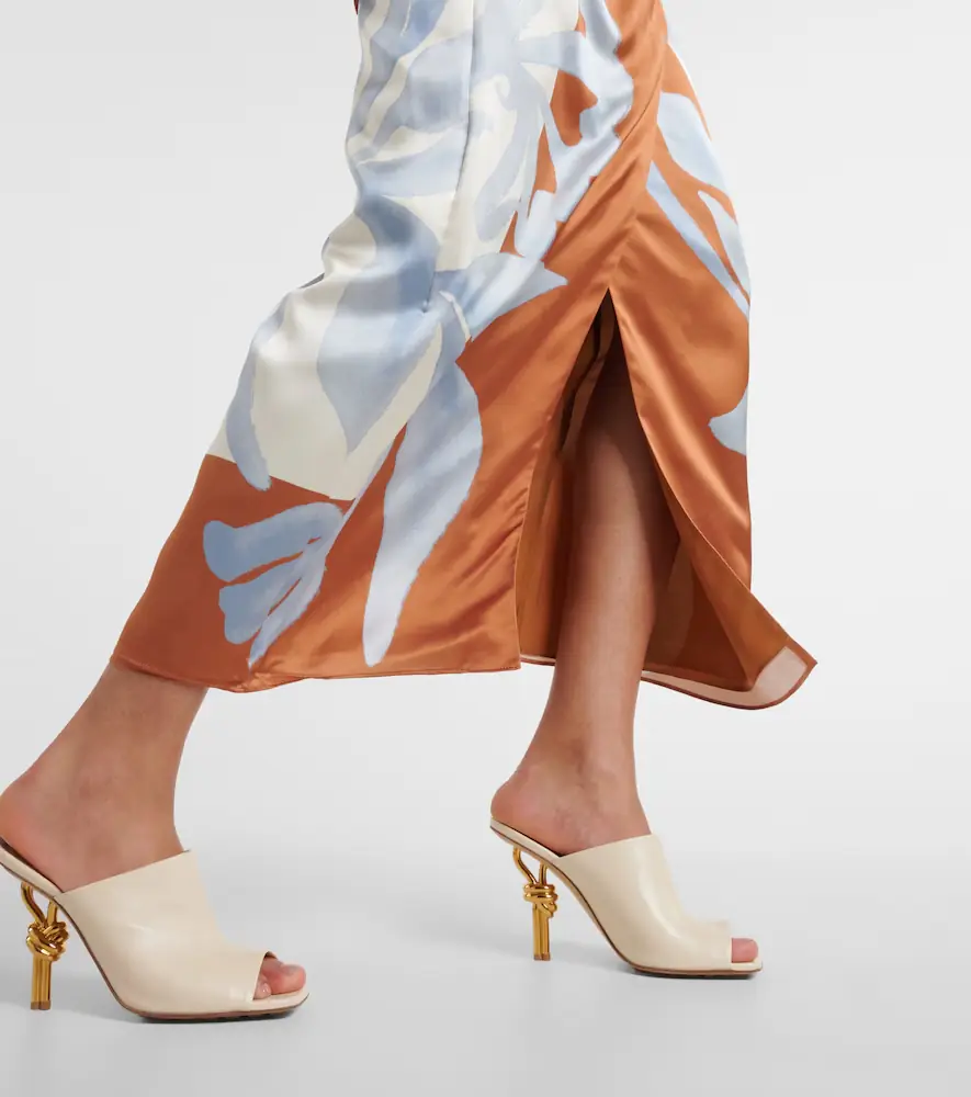 SIR. Sorrento printed silk wrap skirt | Thumbnail 2