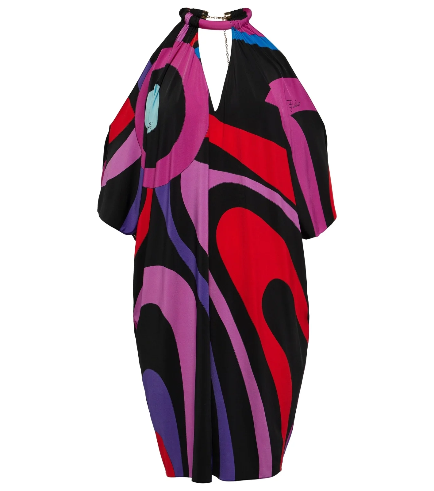 Marmo draped jersey kaftan