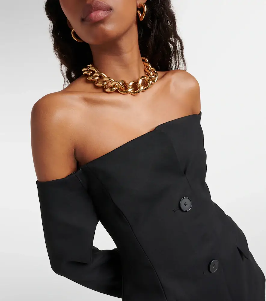 SIR. Sandrine off-shoulder blazer dress | Thumbnail 5