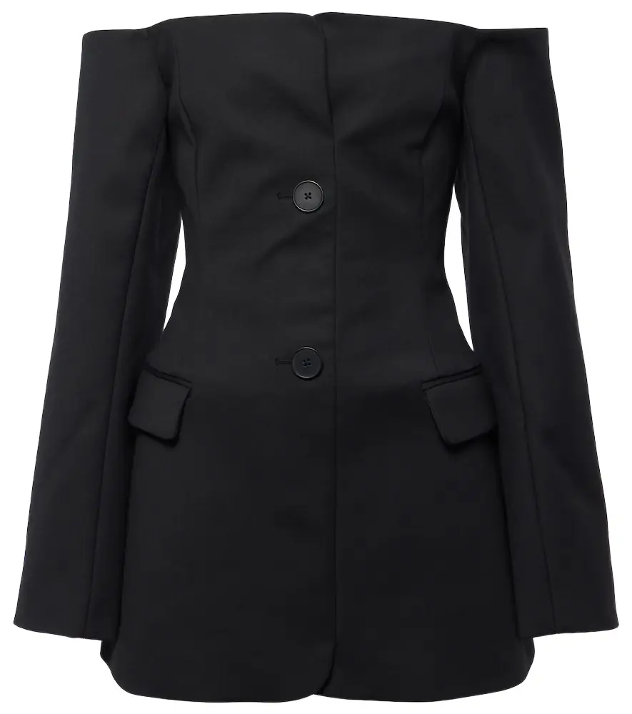 SIR. Sandrine off-shoulder blazer dress