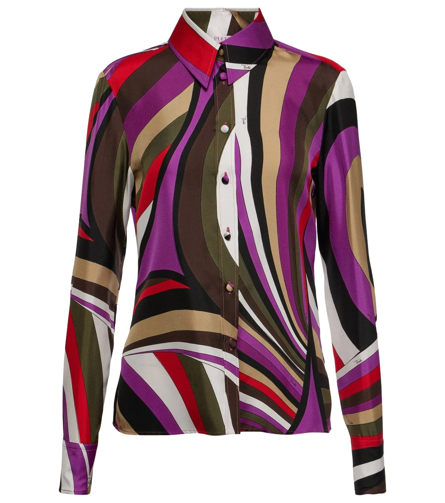 Iride silk shirt