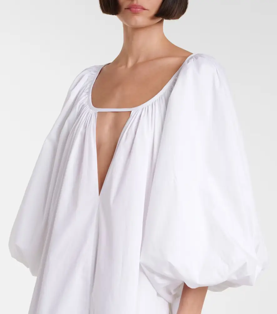 ADRIANA DEGREAS Puff-sleeve cotton maxi dress | Thumbnail 2 ADRIANA DEGREAS Puff-sleeve cotton maxi dress | Thumbnail 2