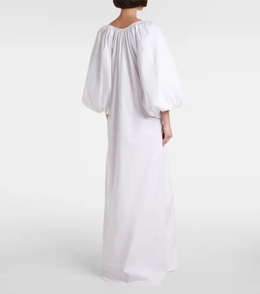 ADRIANA DEGREAS Puff-sleeve cotton maxi dress | Thumbnail 3 ADRIANA DEGREAS Puff-sleeve cotton maxi dress | Thumbnail 3