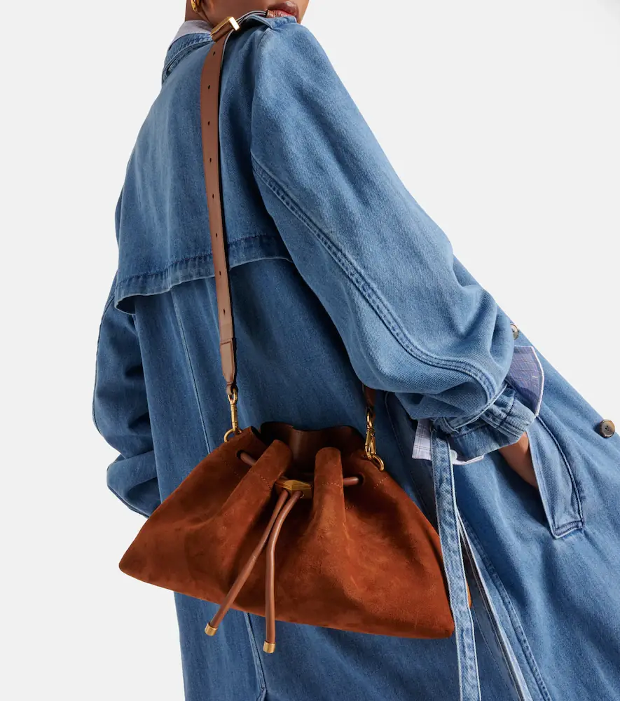 Jimmy Choo Cinch M suede bucket bag | Thumbnail 6 Jimmy Choo Cinch M suede bucket bag | Thumbnail 6