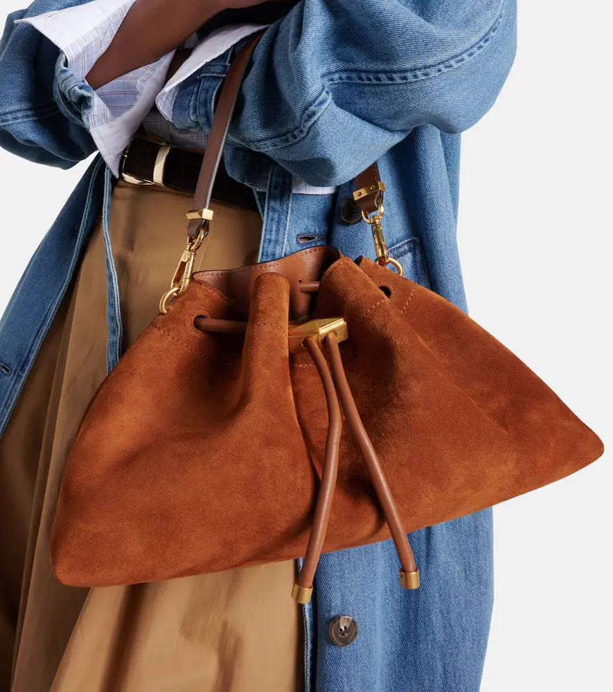 Jimmy Choo Cinch M suede bucket bag | Thumbnail 7 Jimmy Choo Cinch M suede bucket bag | Thumbnail 7