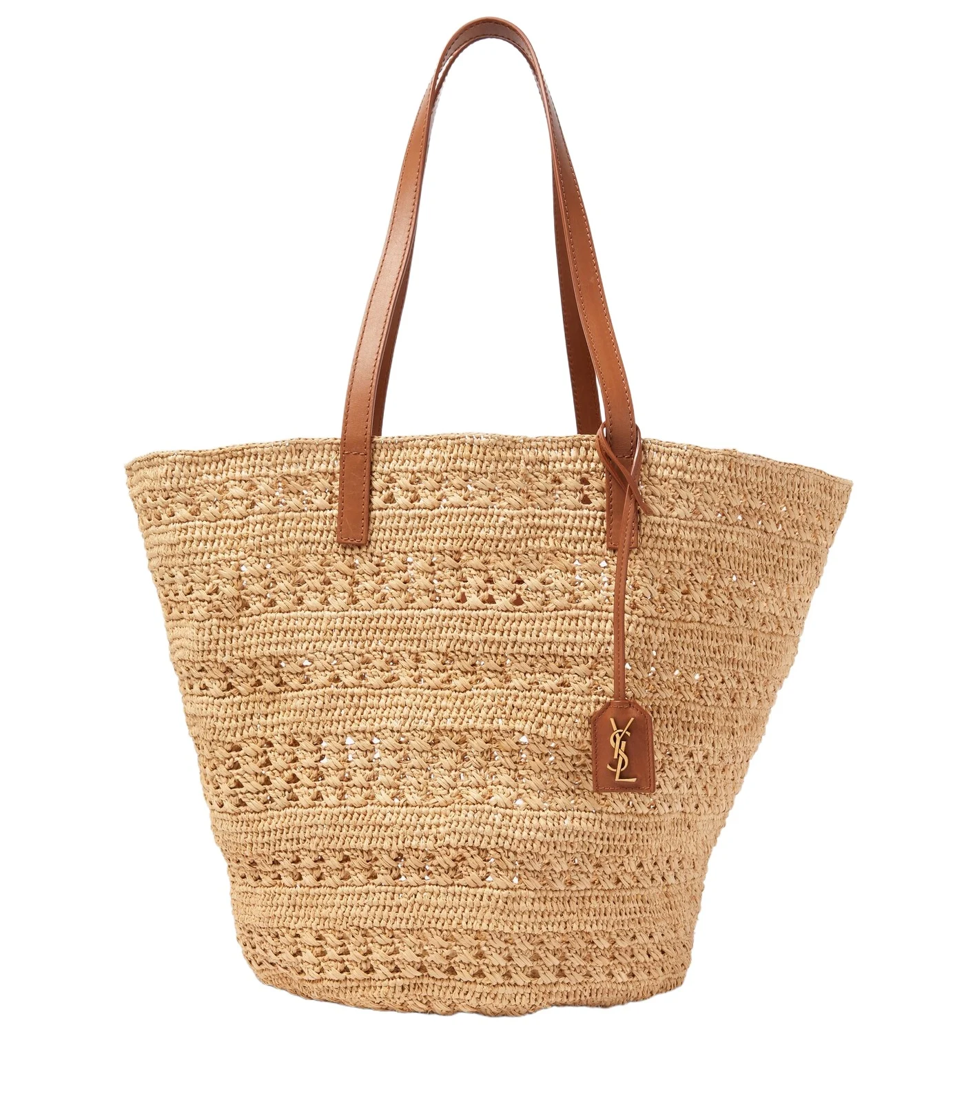 Panier Medium raffia basket bag