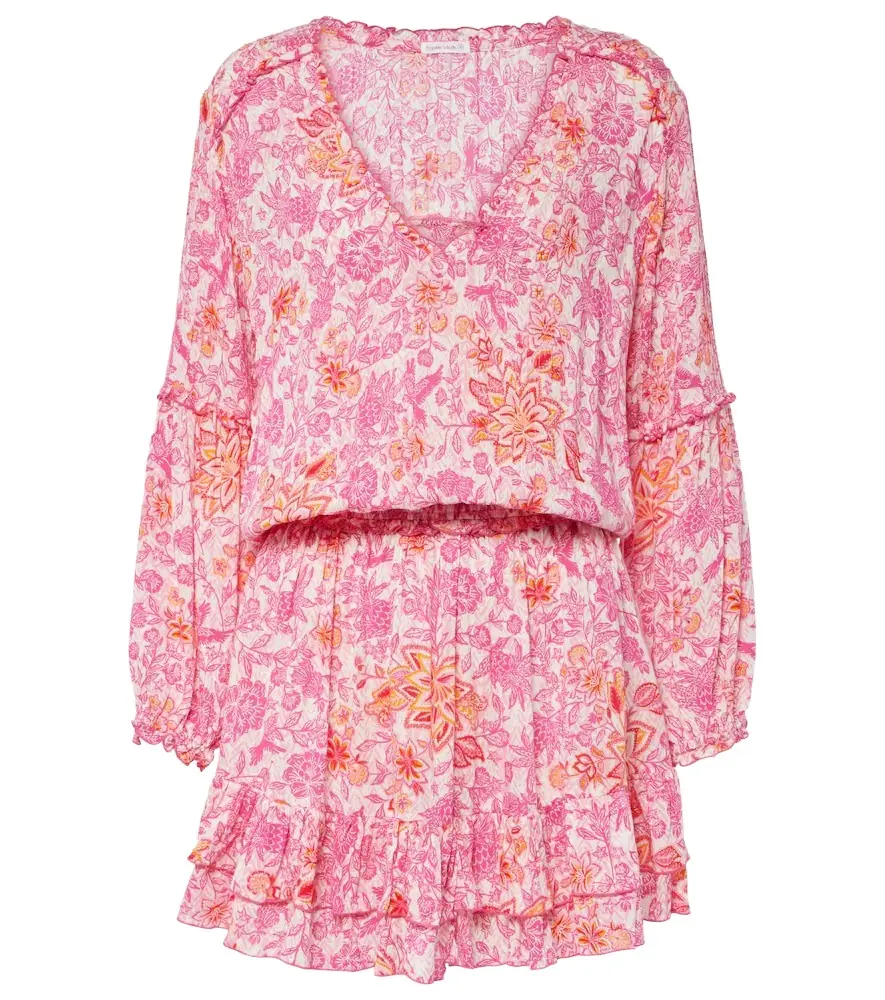 Poupette St Barth Printed minidress