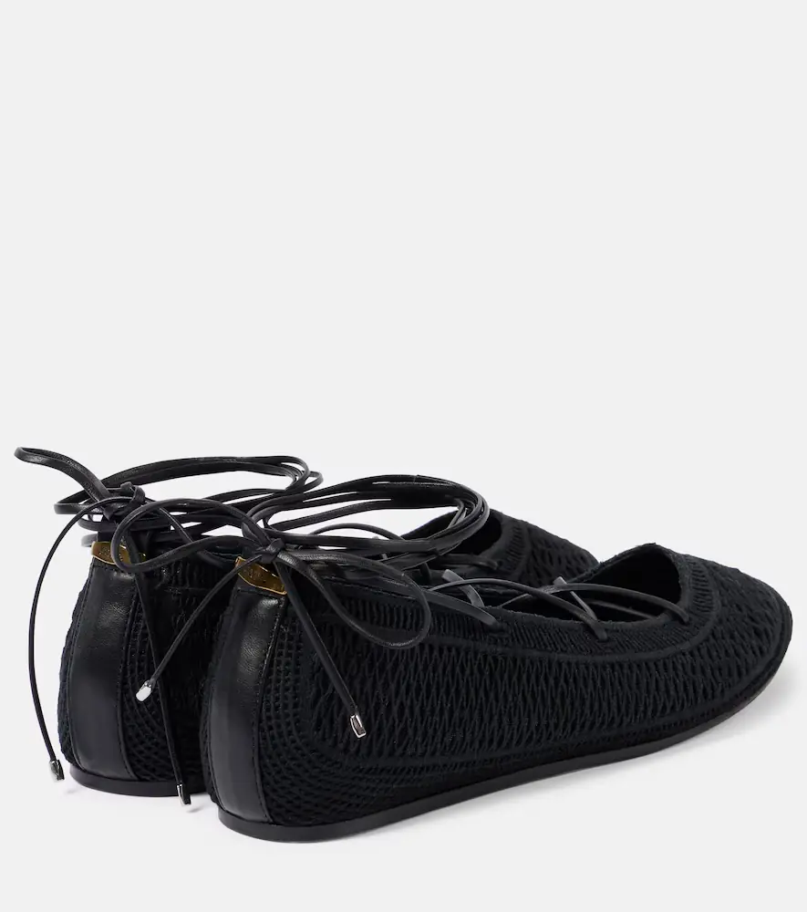 Isabel Marant Belna open-knit ballet flats | Thumbnail 4