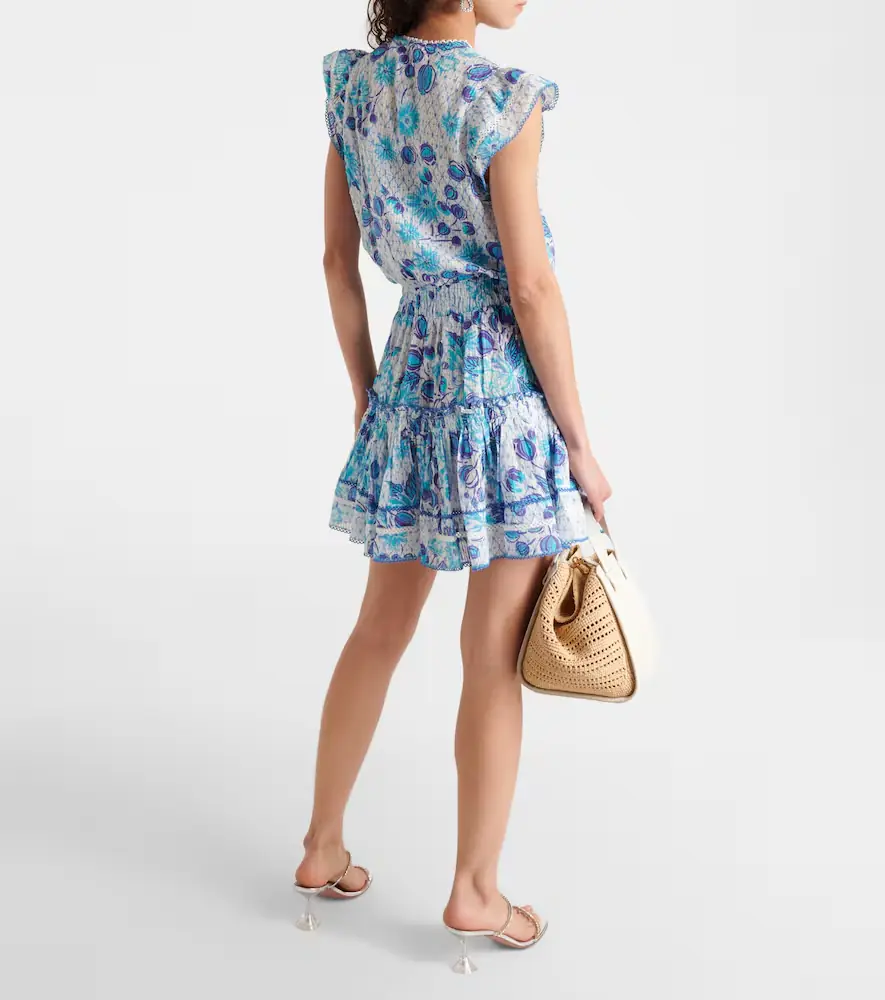 Poupette St Barth Anais printed cotton minidress | Thumbnail 4 Poupette St Barth Anais printed cotton minidress | Thumbnail 4
