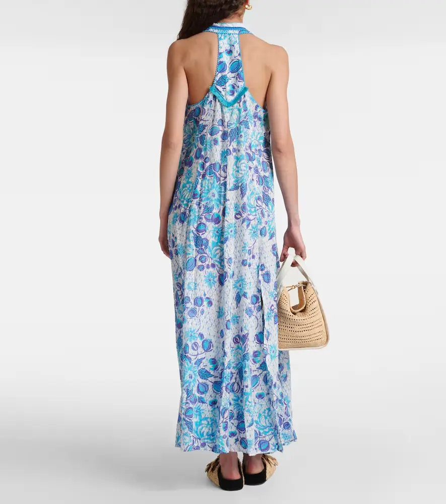 Poupette St Barth Cotton midi dress | Thumbnail 2 Poupette St Barth Cotton midi dress | Thumbnail 2