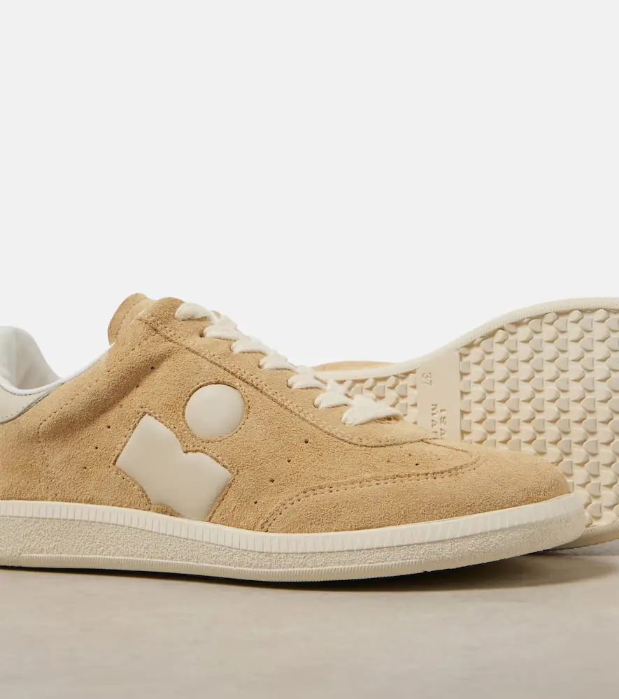 Isabel Marant Bryce leather-trimmed suede sneakers | Thumbnail 2