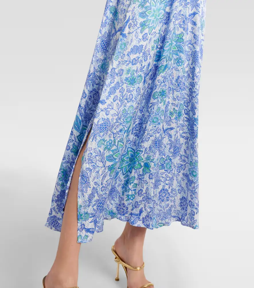 Poupette St Barth Printed midi dress | Thumbnail 5