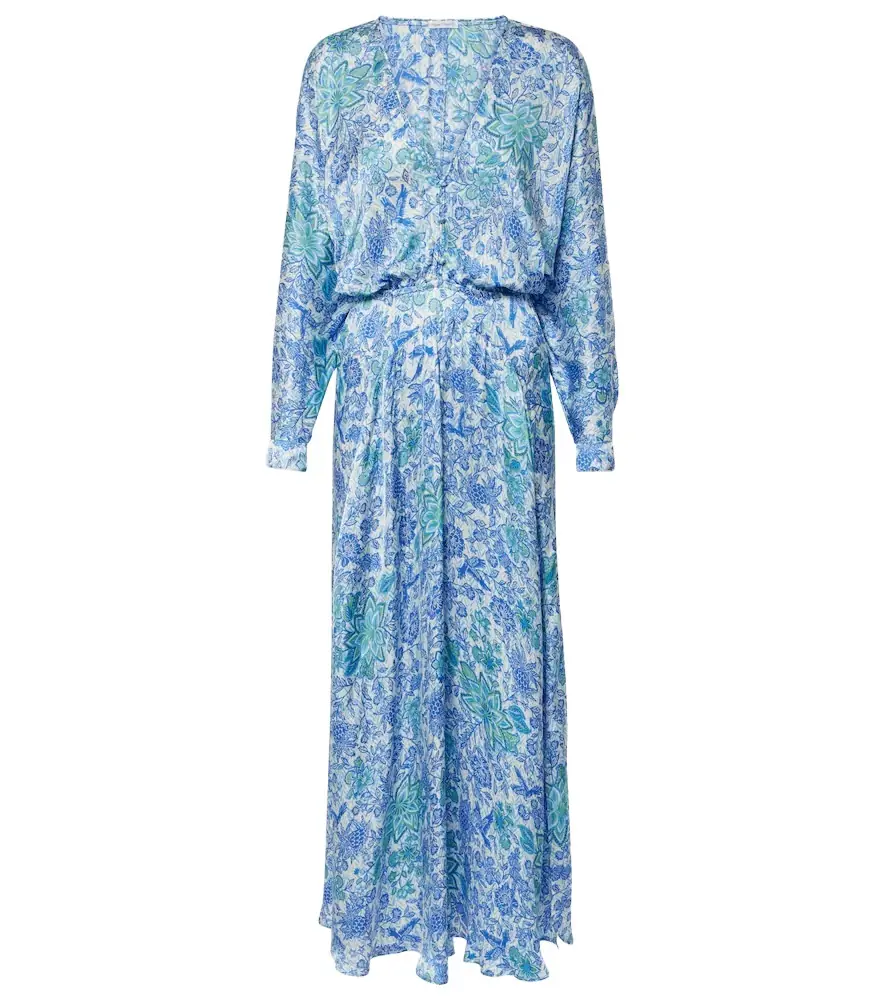 Poupette St Barth Printed midi dress | Image 1 Poupette St Barth Printed midi dress | Image 1