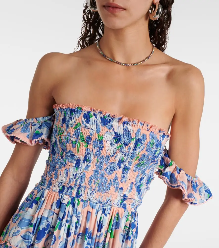 Poupette St Barth Aurora floral minidress | Thumbnail 2