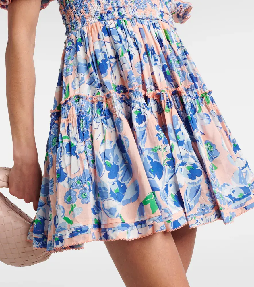 Poupette St Barth Aurora floral minidress | Thumbnail 5