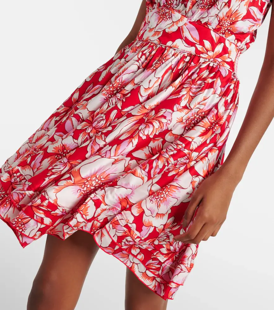 Poupette St Barth Bessie floral minidress | Thumbnail 3
