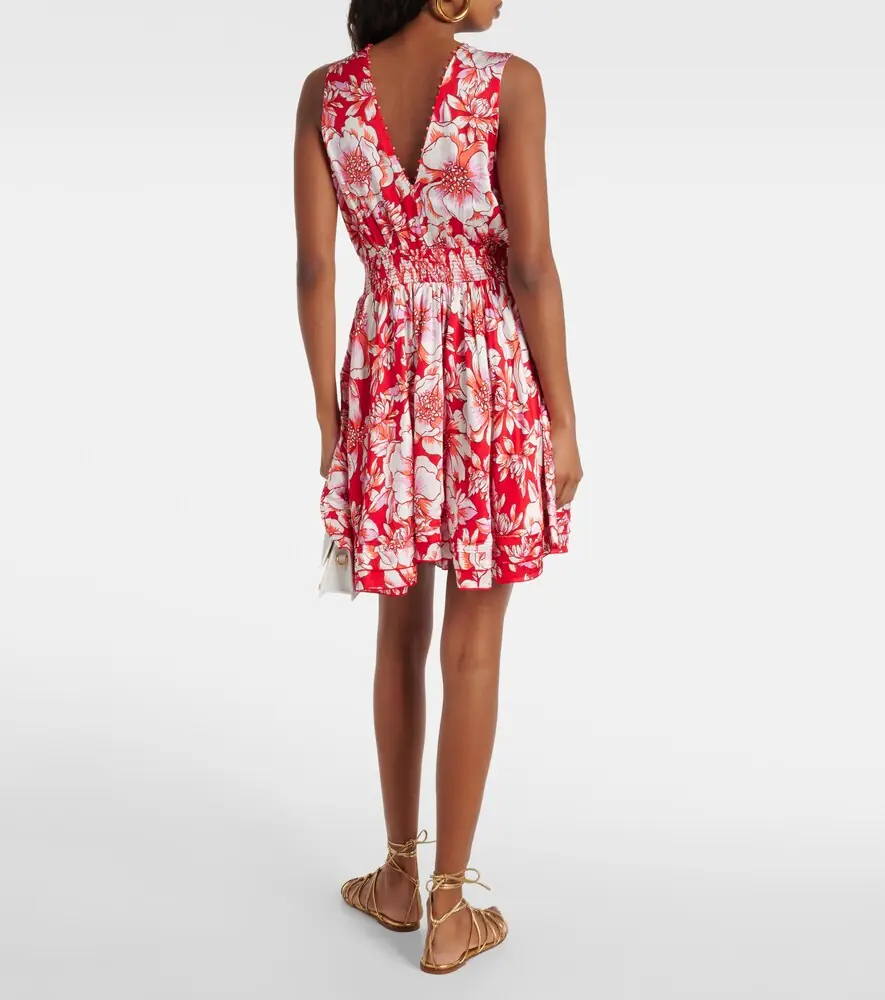 Poupette St Barth Bessie floral minidress | Thumbnail 5