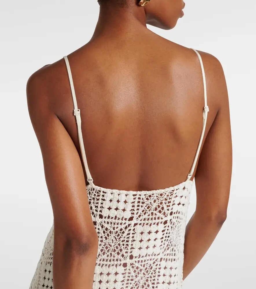 SIR. Crochet cotton maxi dress | Thumbnail 5