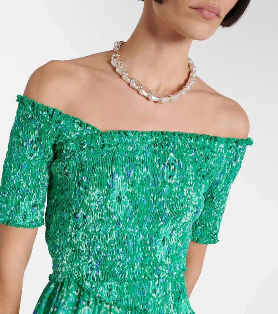 Poupette St Barth Soledad floral midi dress | Thumbnail 2