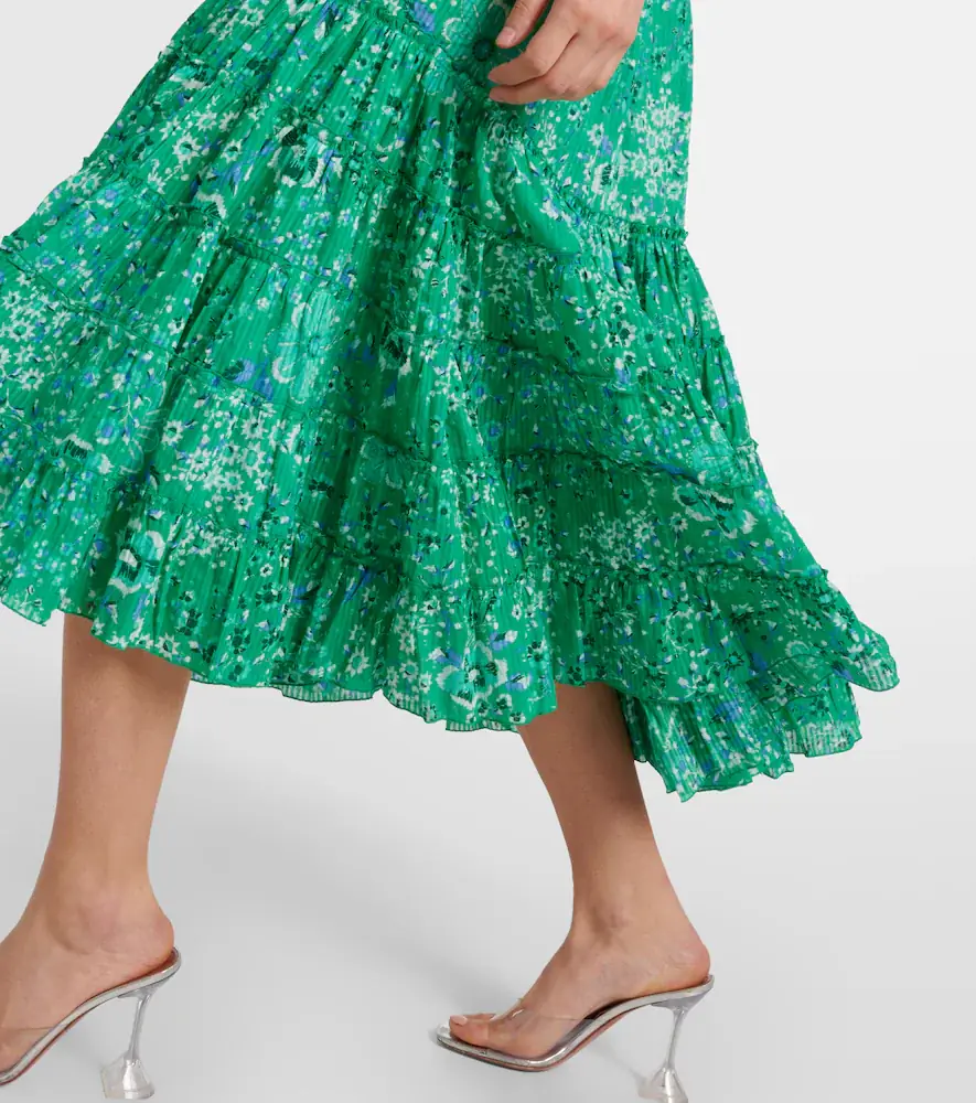 Poupette St Barth Soledad floral midi dress | Thumbnail 4