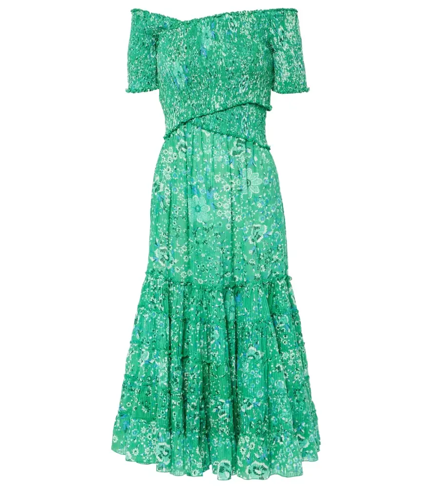 Poupette St Barth Soledad floral midi dress
