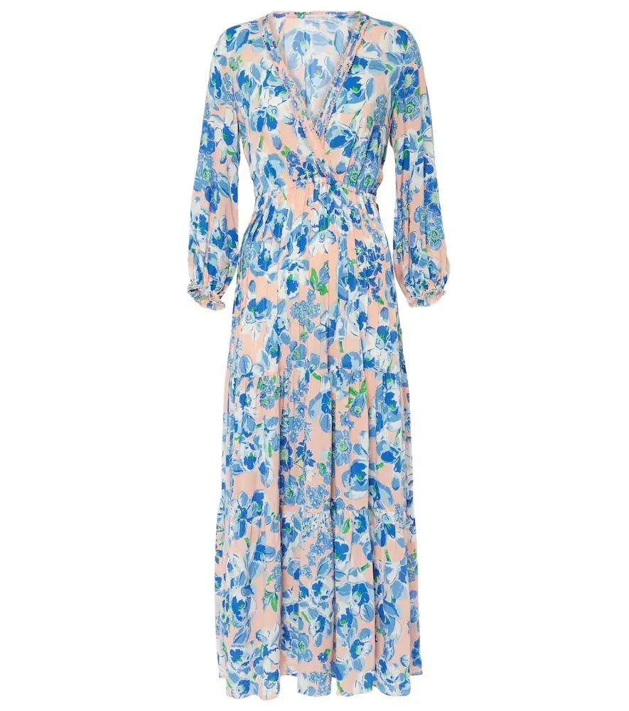 Poupette St Barth Emily floral maxi dress