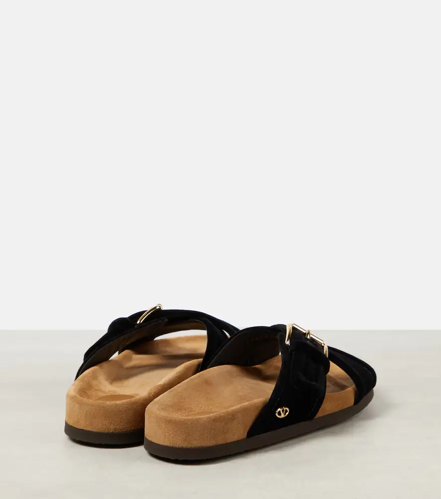 Valentino Garavani Fussfriend velvet sandals | Thumbnail 2