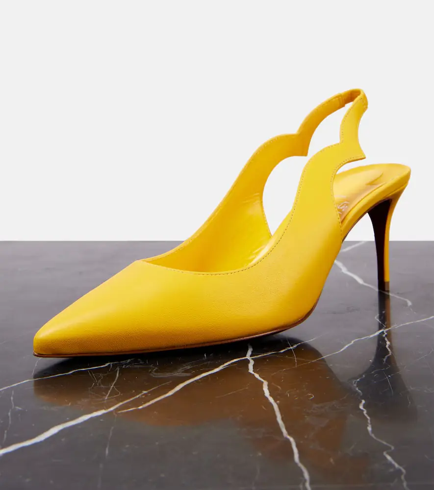 Christian Louboutin Hot Chick Sling 70 leather slingback pumps | Thumbnail 3 Christian Louboutin Hot Chick Sling 70 leather slingback pumps | Thumbnail 3