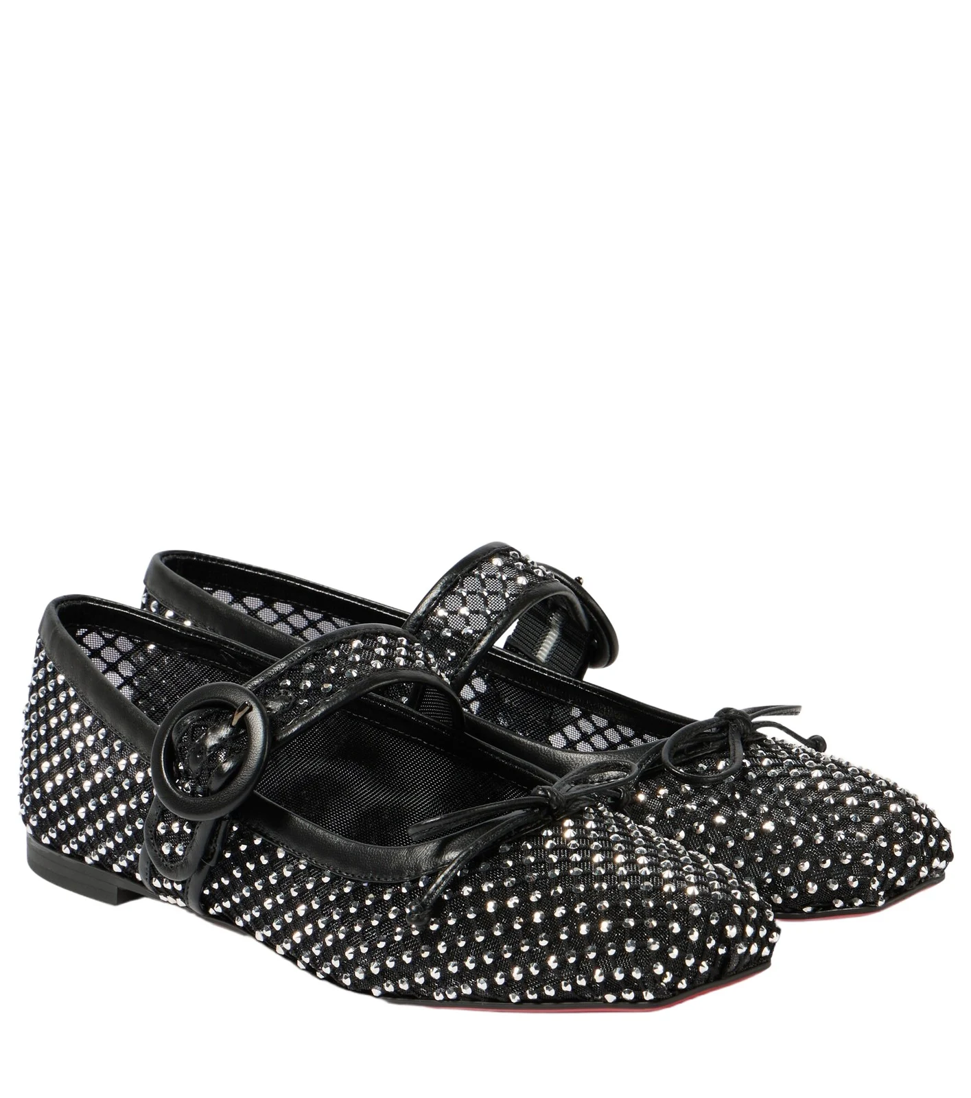 Mamastrapitina embellished mesh ballet flats Mamastrapitina embellished mesh ballet flats