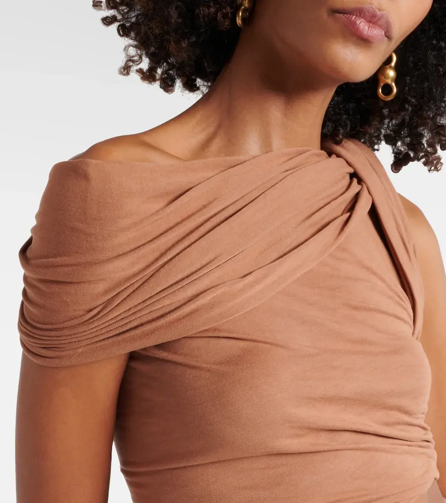 Rick Owens Lilies Sienna jersey crop top | Thumbnail 3