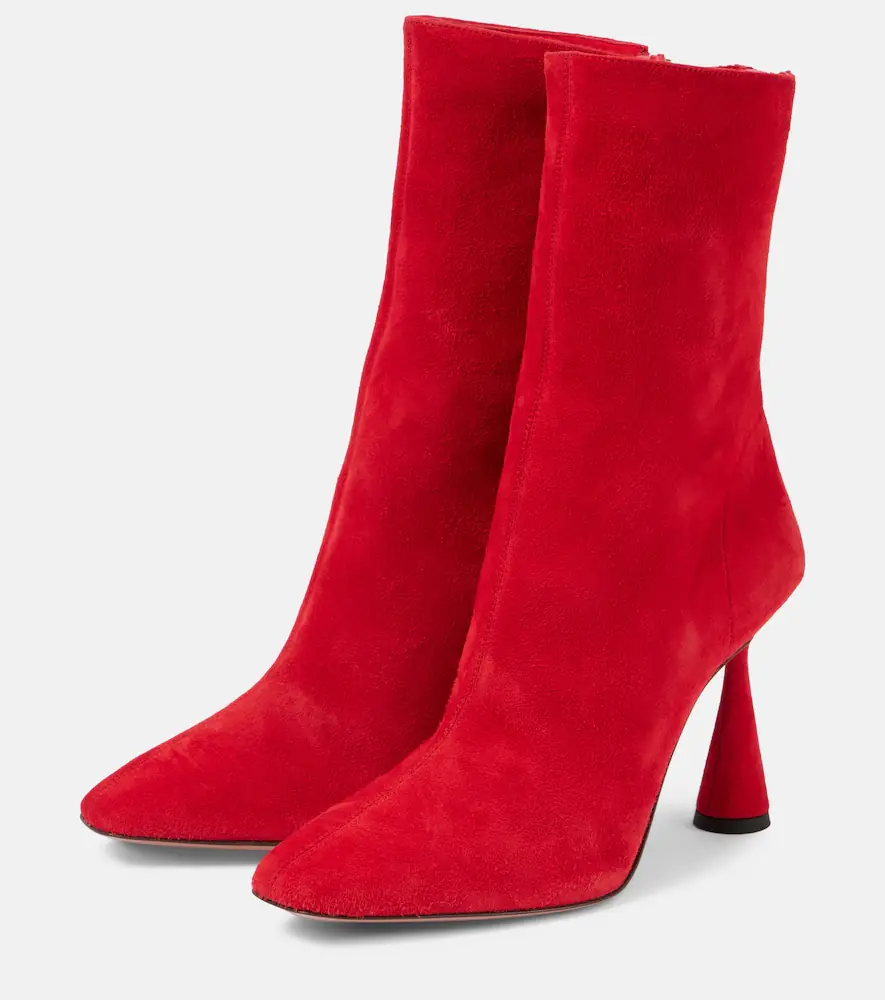 Aquazzura Amore 95 suede ankle boots | Thumbnail 2 Aquazzura Amore 95 suede ankle boots | Thumbnail 2