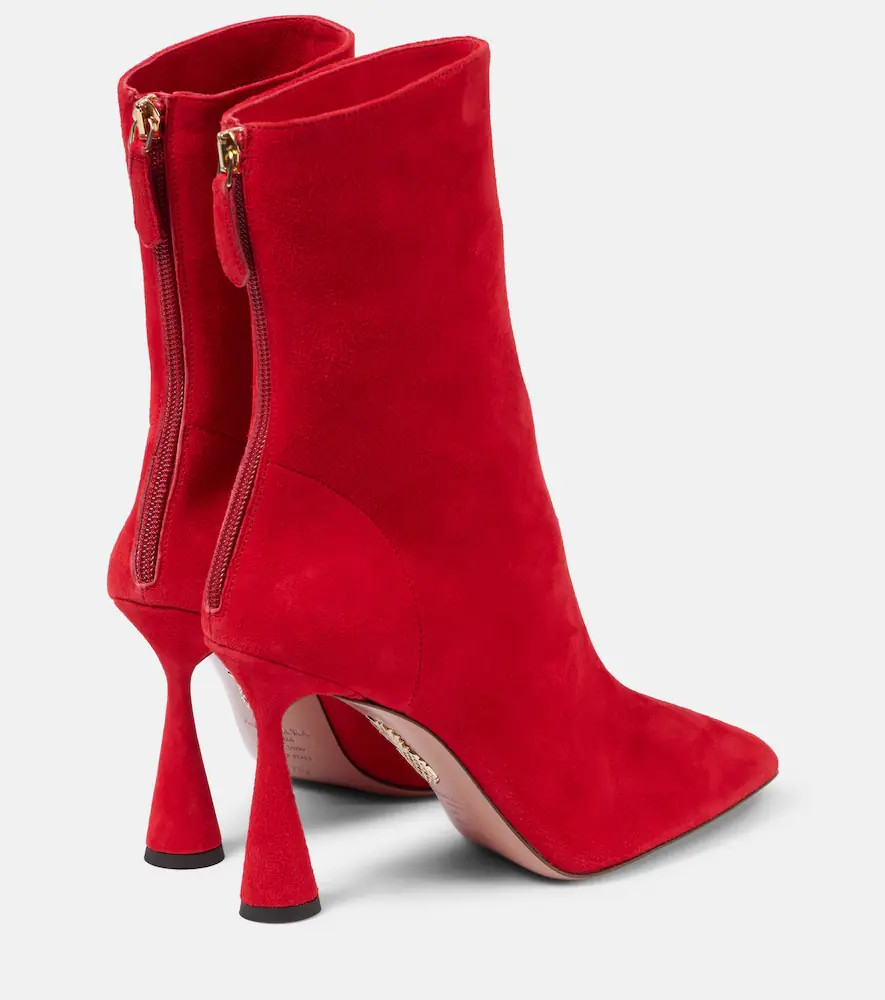 Aquazzura Amore 95 suede ankle boots | Thumbnail 4 Aquazzura Amore 95 suede ankle boots | Thumbnail 4