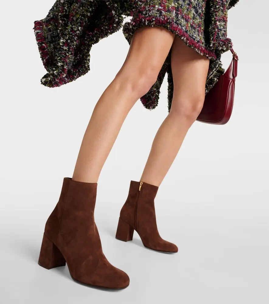 Gianvito Rossi Joelle 70 suede ankle boots | Thumbnail 5
