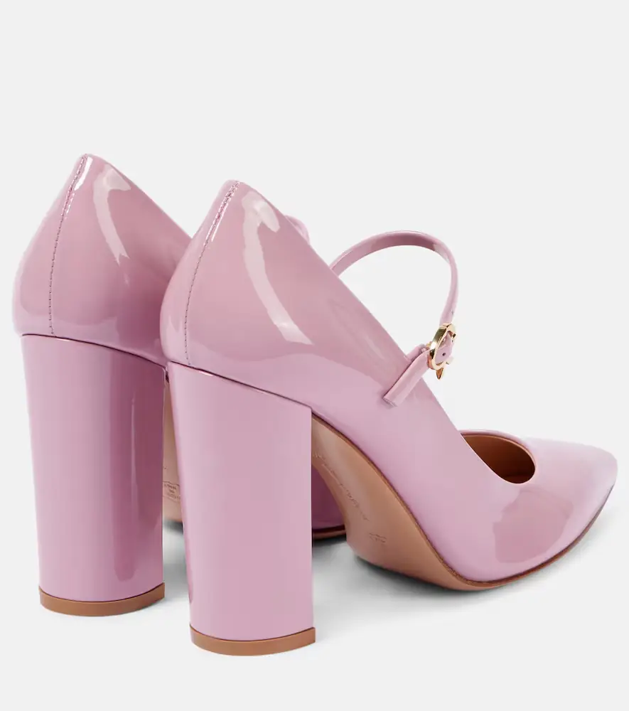 Gianvito Rossi Ribbon Jane patent leather pumps | Thumbnail 2
