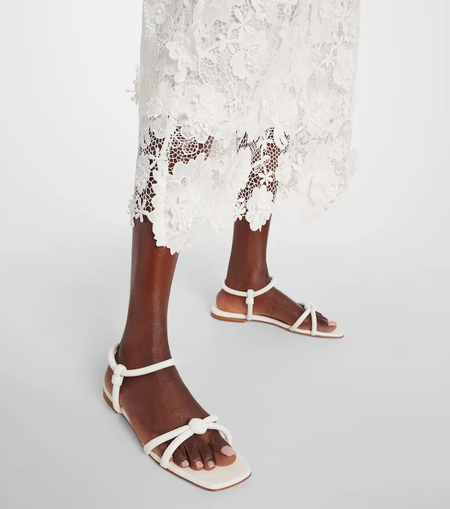 Gianvito Rossi Juno leather sandals | Thumbnail 6