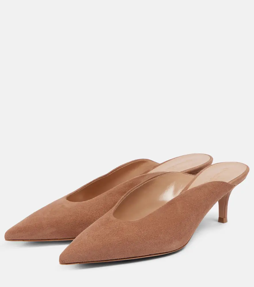 Gianvito Rossi Suede mules | Thumbnail 3