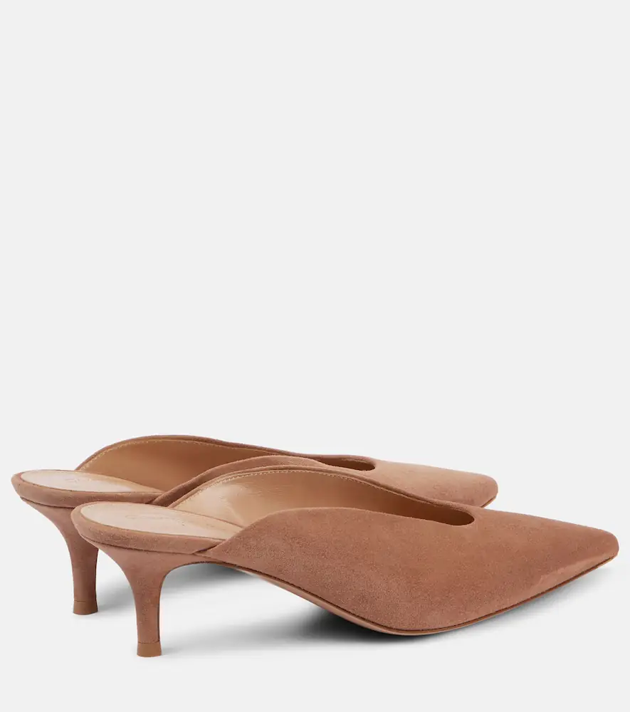 Gianvito Rossi Suede mules | Thumbnail 4