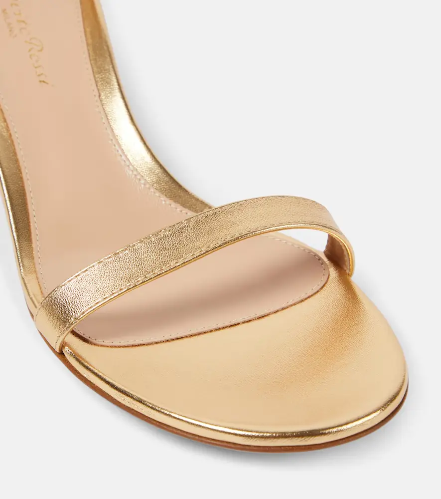 Gianvito Rossi Gaeta 45 metallic leather sandals | Thumbnail 4 Gianvito Rossi Gaeta 45 metallic leather sandals | Thumbnail 4