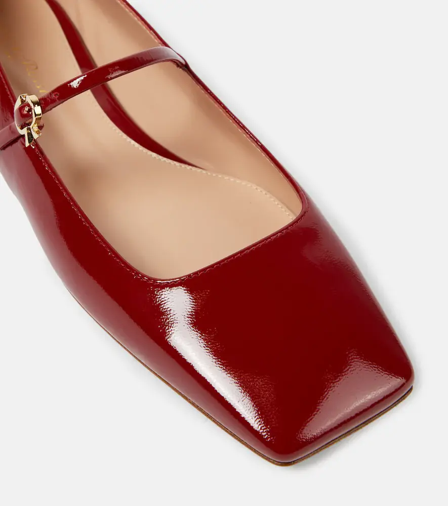 Gianvito Rossi Christina patent leather Mary Jane flats | Thumbnail 2