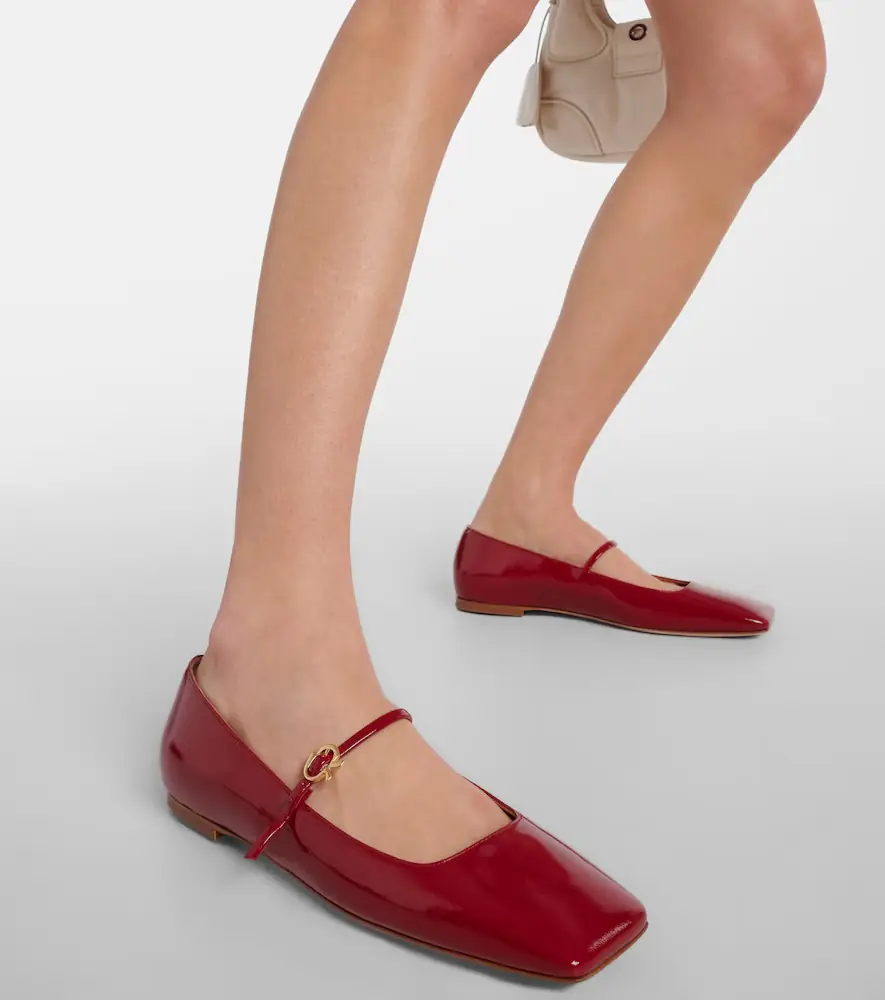 Gianvito Rossi Christina patent leather Mary Jane flats | Thumbnail 7