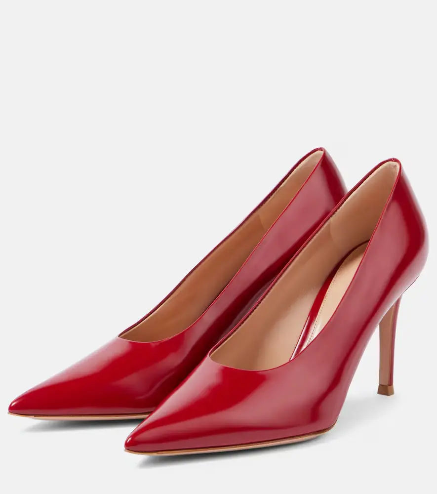 Gianvito Rossi Robbie 85 patent leather pumps | Thumbnail 3