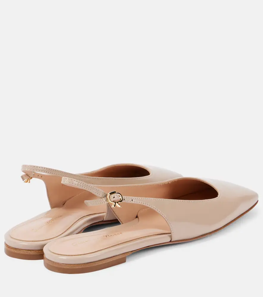 Gianvito Rossi Patent leather ballet flats | Thumbnail 3