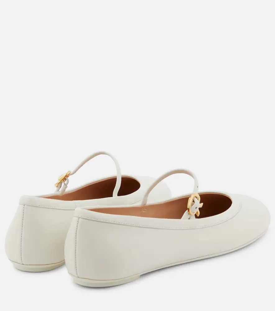 Gianvito Rossi Carla leather Mary Jane flats | Thumbnail 2