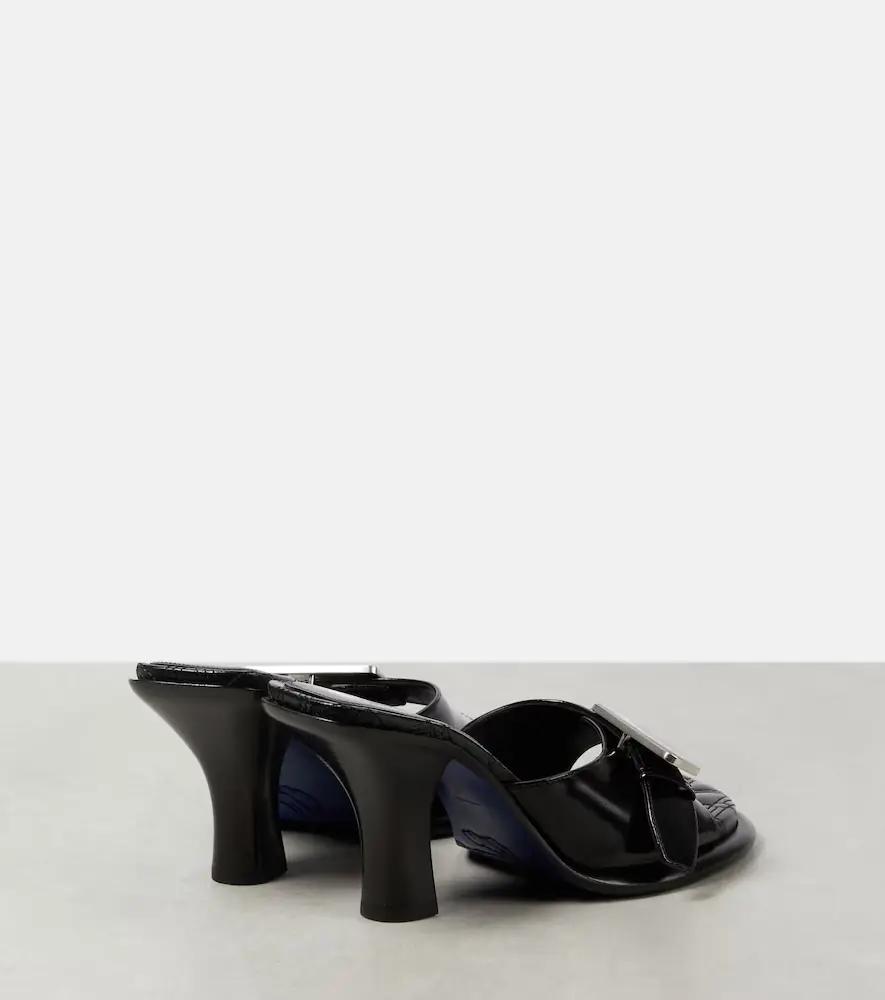 Burberry 70 EKD leather mules | Thumbnail 2 Burberry 70 EKD leather mules | Thumbnail 2