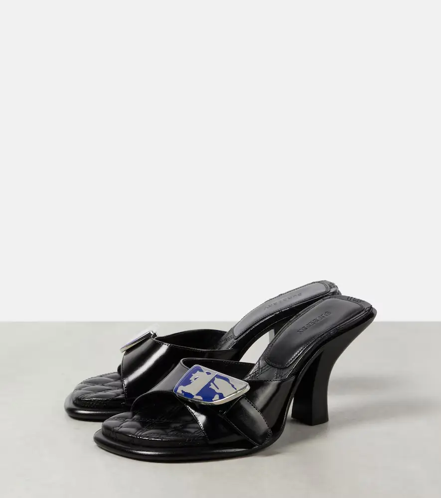 Burberry 70 EKD leather mules | Thumbnail 4 Burberry 70 EKD leather mules | Thumbnail 4