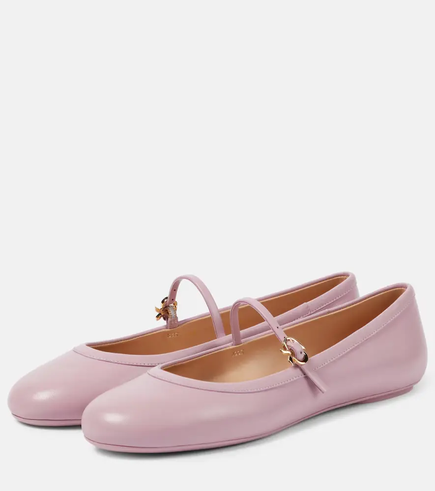 Gianvito Rossi Carla leather Mary Jane flats | Thumbnail 4 Gianvito Rossi Carla leather Mary Jane flats | Thumbnail 4